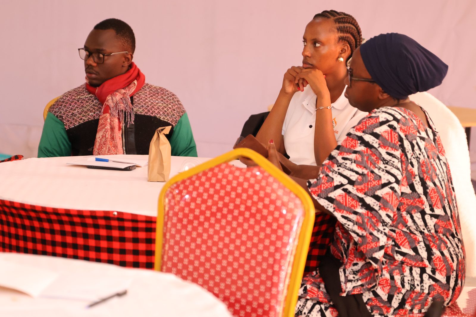 Participants focused on the discussion during a breakout session at the workshop.